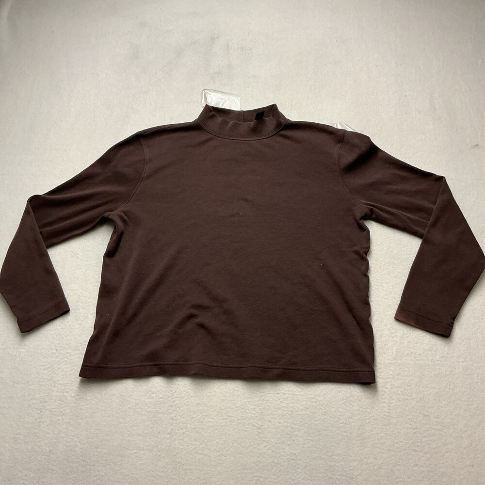Westbound Petites Essentials Women’s Brown Pullover Sz PS, 4313
